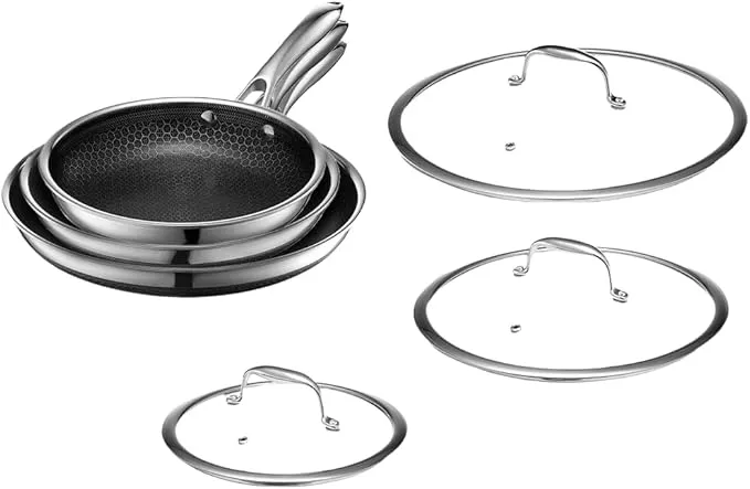 Hybrid Nonstick 6-Piece Fry Pan Set